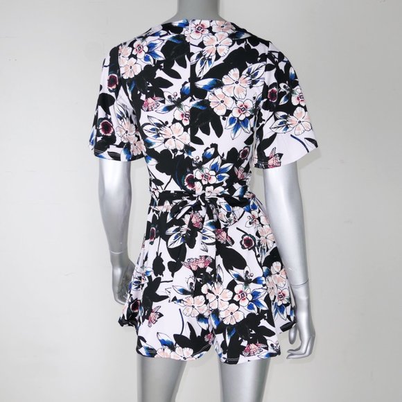 guess ∙ mariah deep v floral romper - Picture 10 of 11